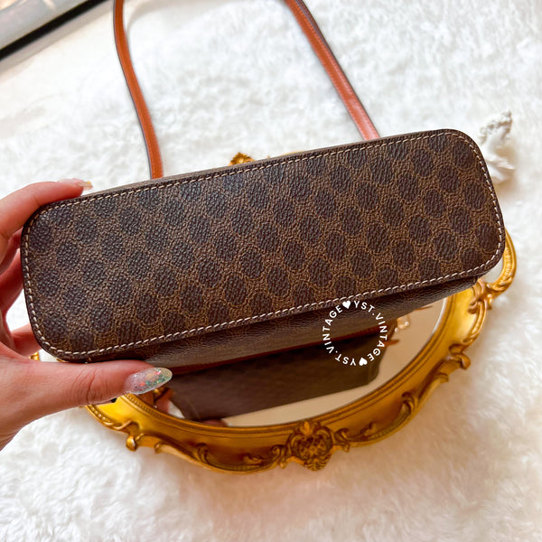 Vintage CELINE Macadam Vanity Bag 022 - Brown (Code: 041500 )