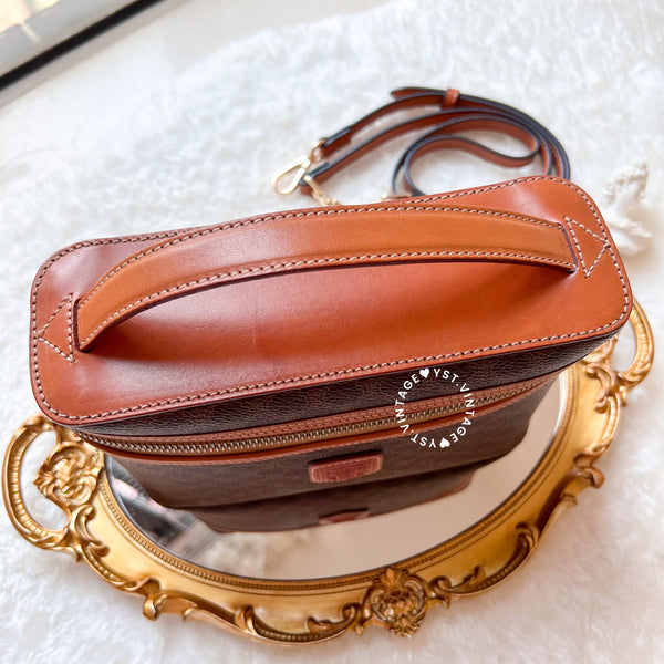 Vintage CELINE Macadam Vanity Bag 022 - Brown (Code: 041500 )