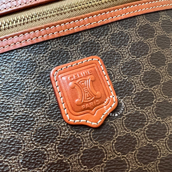 Vintage CELINE Macadam Vanity Bag 023 - Brown (Code: 041900 )