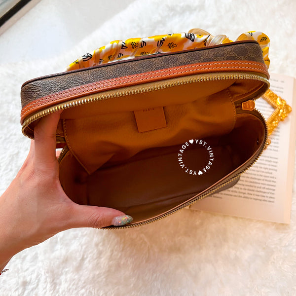Vintage CELINE Macadam Vanity Bag 023 - Brown (Code: 041900 )