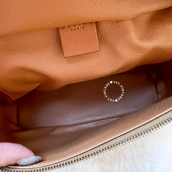 Vintage CELINE Macadam Vanity Bag 023 - Brown (Code: 041900 )