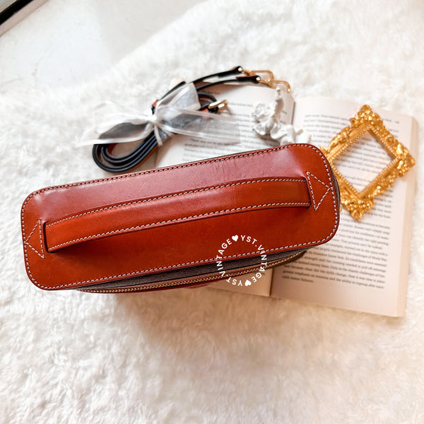 Vintage CELINE Macadam Vanity Bag 023 - Brown (Code: 041900 )