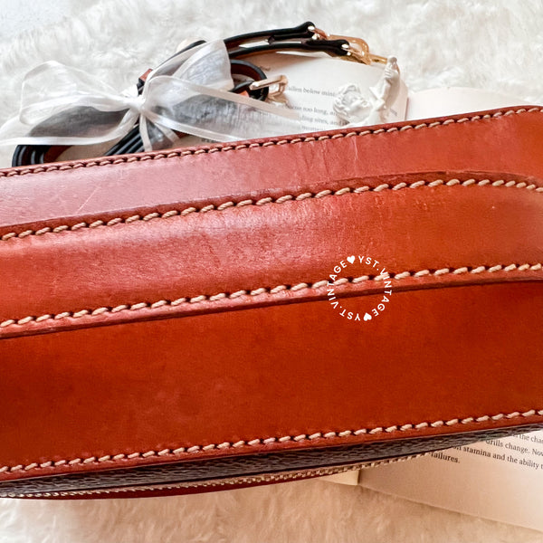 Vintage CELINE Macadam Vanity Bag 023 - Brown (Code: 041900 )