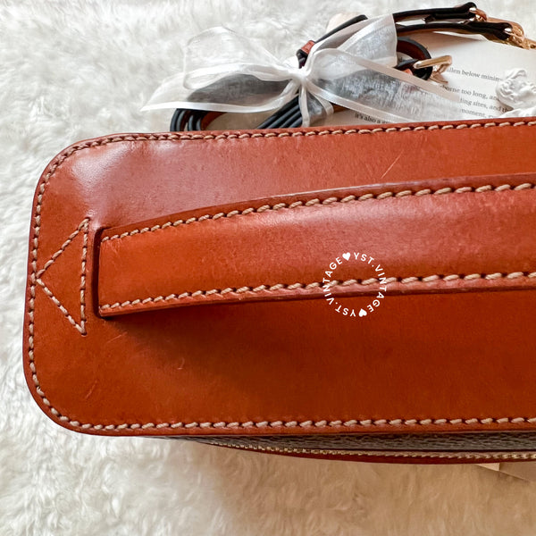 Vintage CELINE Macadam Vanity Bag 023 - Brown (Code: 041900 )