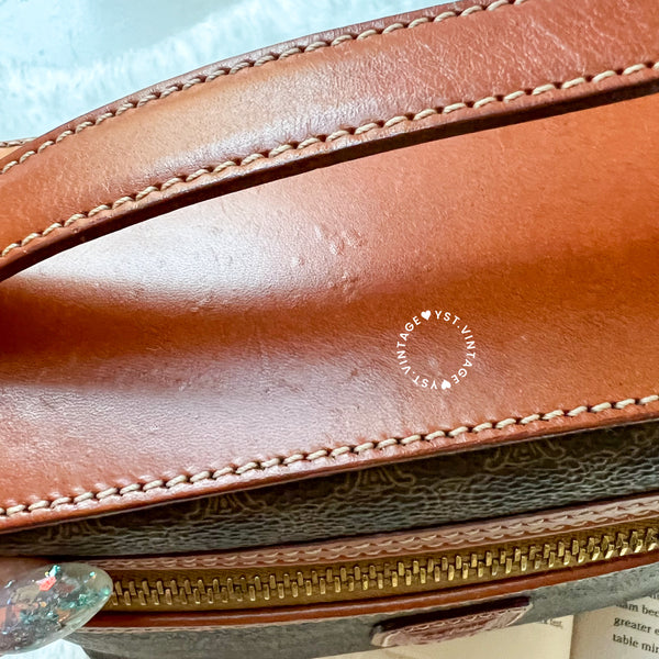 Vintage CELINE Macadam Vanity Bag 023 - Brown (Code: 041900 )