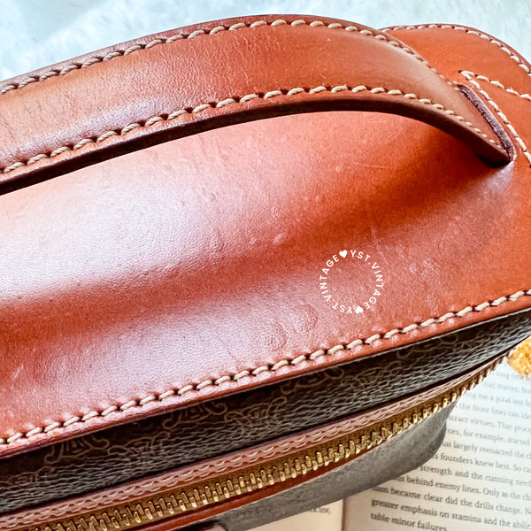 Vintage CELINE Macadam Vanity Bag 023 - Brown (Code: 041900 )