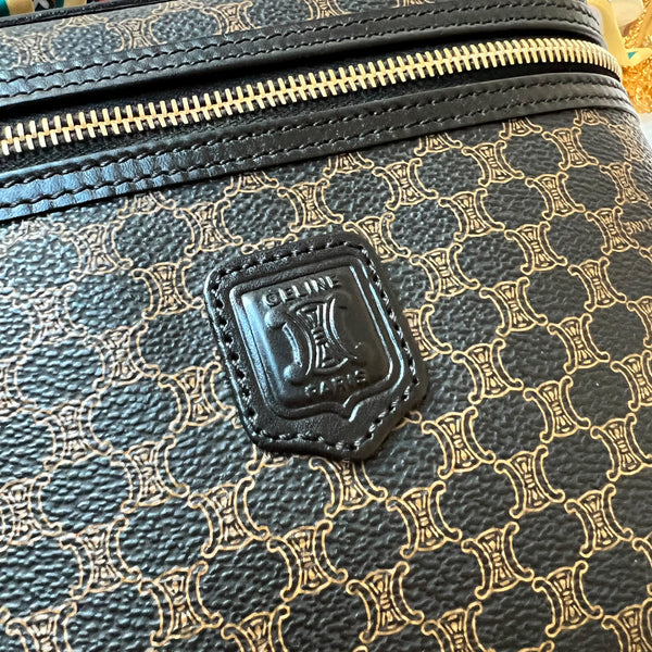 Vintage CELINE Macadam Vanity Bag 010 - Black