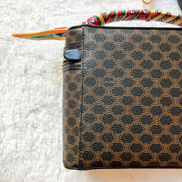Vintage CELINE Macadam Vanity Bag 010 - Black