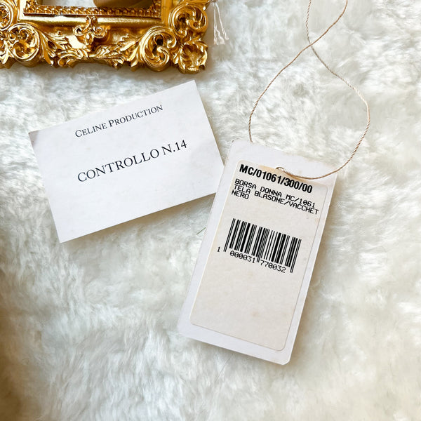 Vintage CELINE Macadam Vanity Bag 010 - Black