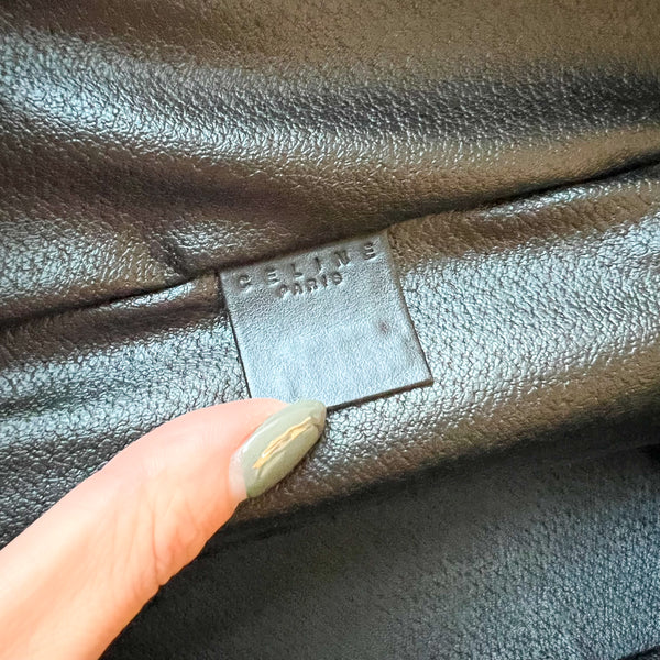 Vintage CELINE Macadam Vanity Bag 010 - Black