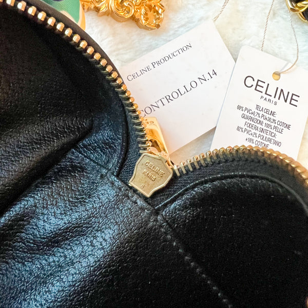 Vintage CELINE Macadam Vanity Bag 010 - Black
