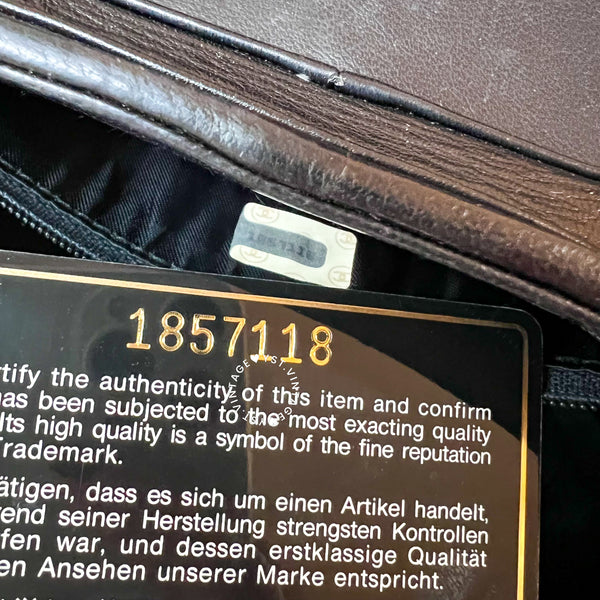 Vintage Chanel Vanity Bag with Tassel - Black 002