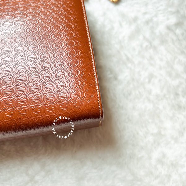 Vintage Gucci 1980s Clutch - Caramel