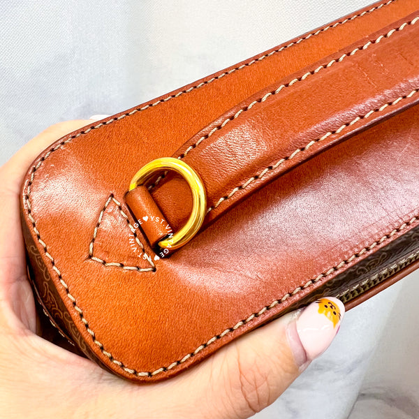 Vintage CELINE Macadam Vanity Bag 033 - Brown