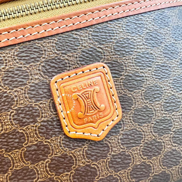 Vintage CELINE Macadam Vanity Bag 033 - Brown