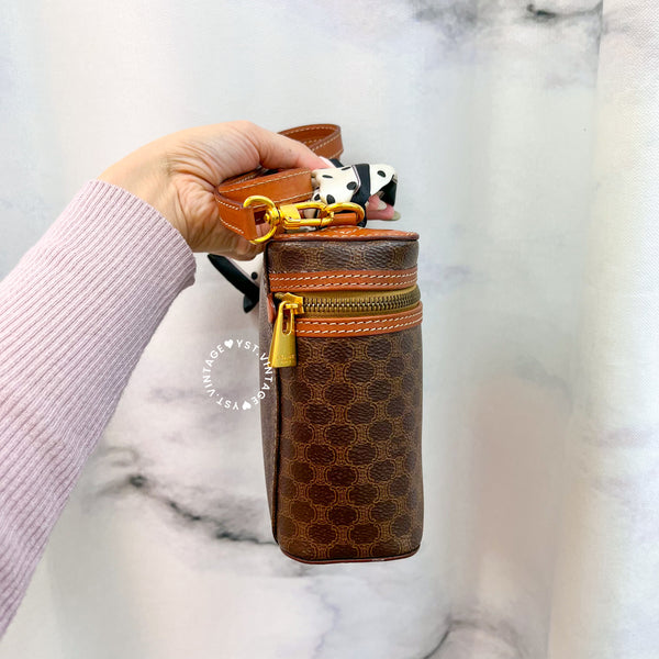 Vintage CELINE Macadam Vanity Bag 033 - Brown