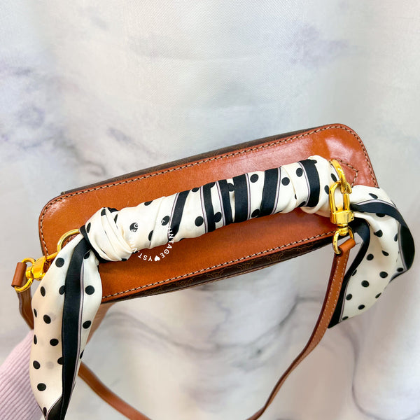 Vintage CELINE Macadam Vanity Bag 033 - Brown