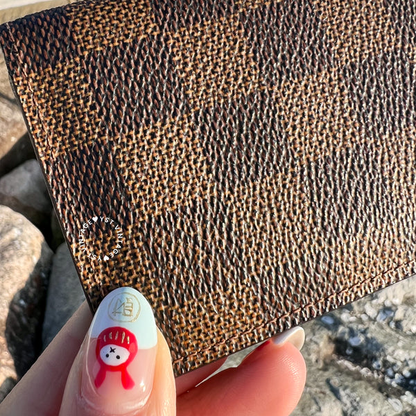 Vintage LV Damier Canvas Card Holder 003