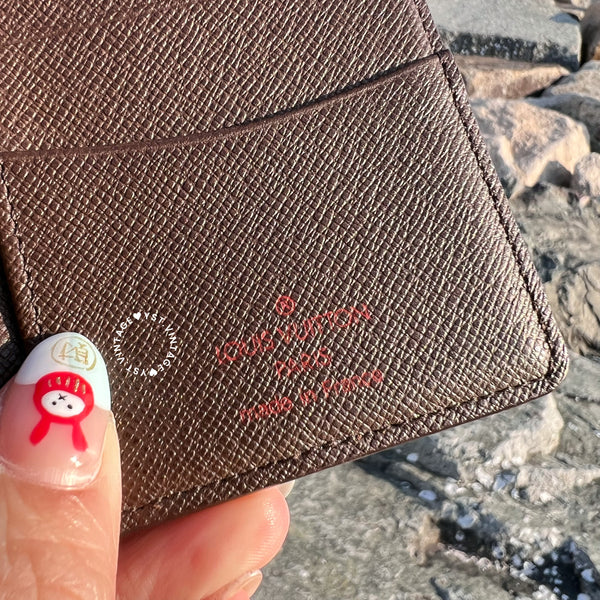 Vintage LV Damier Canvas Card Holder 003