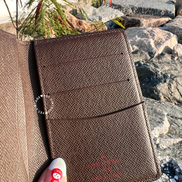 Vintage LV Damier Canvas Card Holder 003