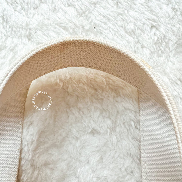 Vintage Chanel Canvas Tote Bag - Beige