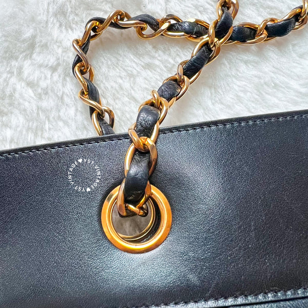 Vintage Chanel 2-Way Bag - Black 004