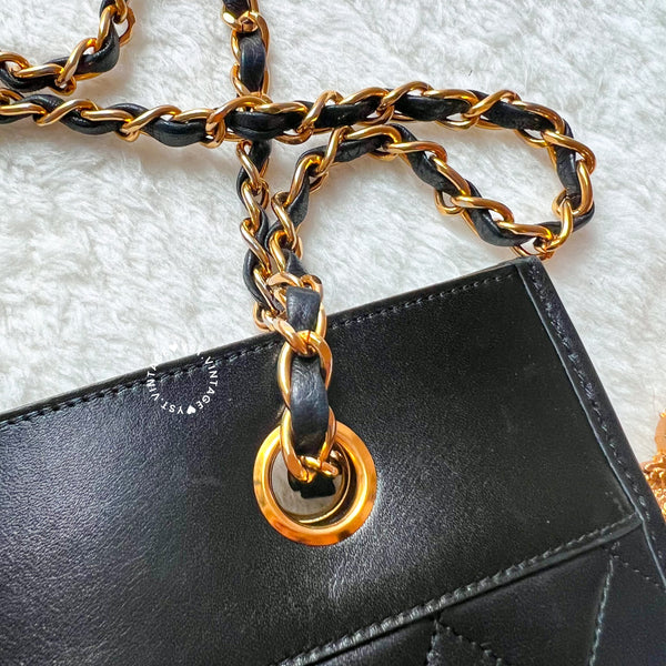 Vintage Chanel 2-Way Bag - Black 004
