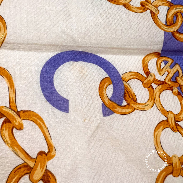 Vintage CELINE Scarf/ Handkerchief - Effi (Code: 036000)