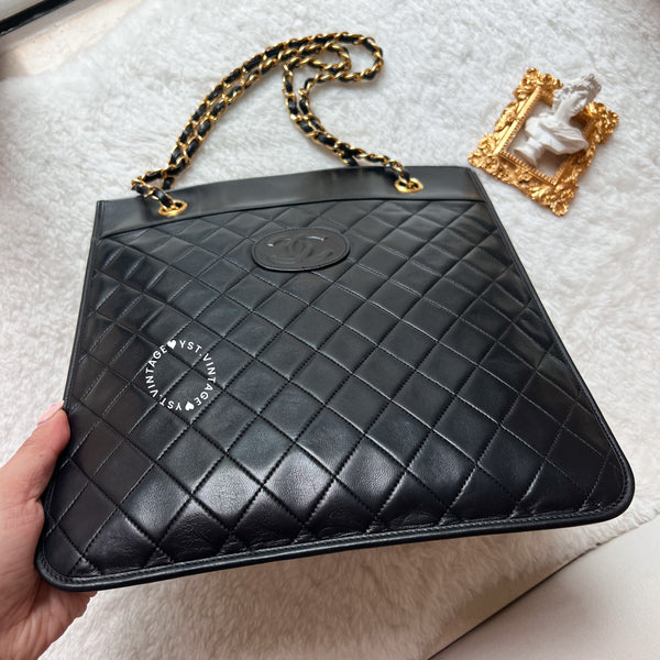 Vintage Chanel 2-Way Bag - Black 004