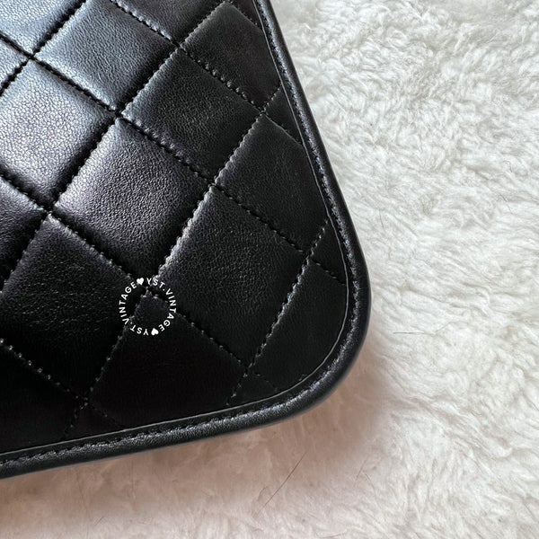 Vintage Chanel 2-Way Bag - Black 004