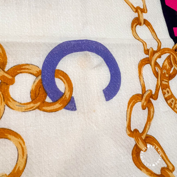 Vintage CELINE Scarf/ Handkerchief - Effi (Code: 036000)