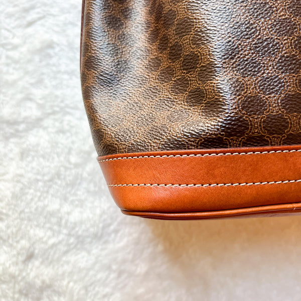 Vintage CELINE Macadam Bucket Bag 002