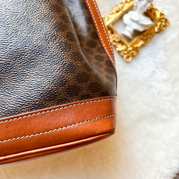 Vintage CELINE Macadam Bucket Bag 002