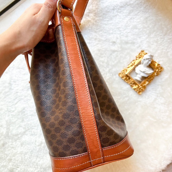 Vintage CELINE Macadam Bucket Bag 002