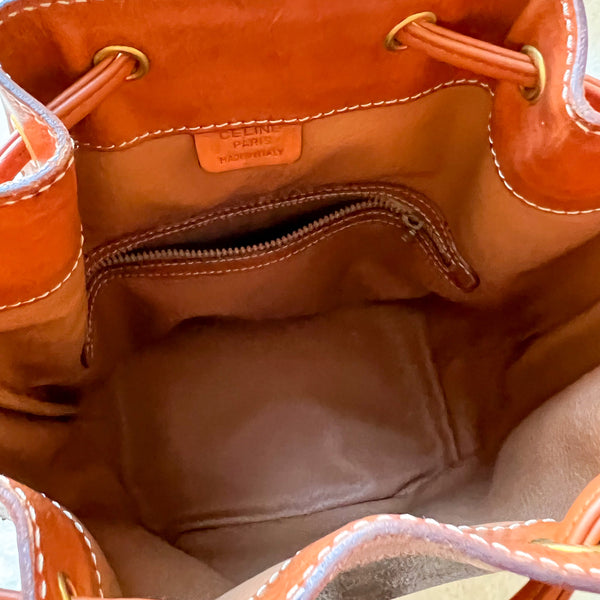 Vintage CELINE Macadam Bucket Bag 002
