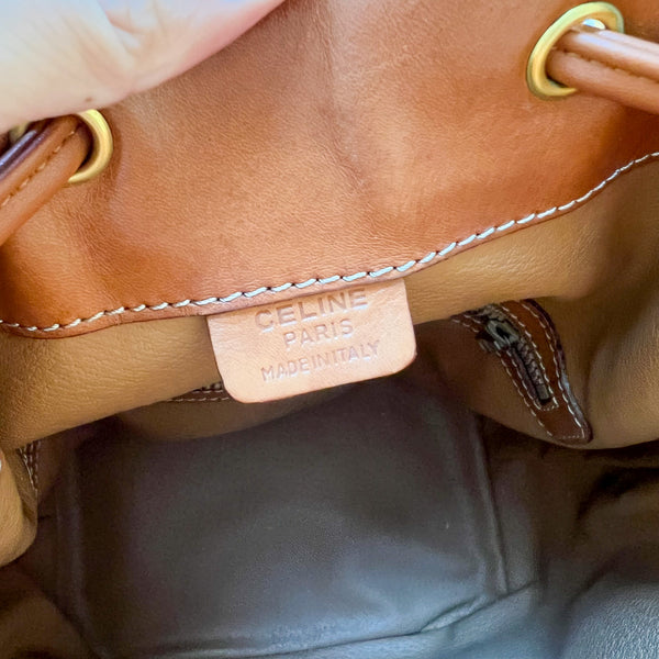Vintage CELINE Macadam Bucket Bag 002