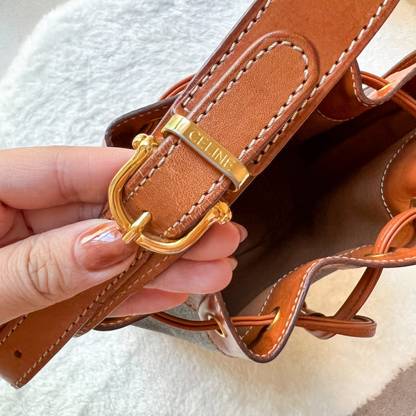 Vintage CELINE Macadam Bucket Bag 002