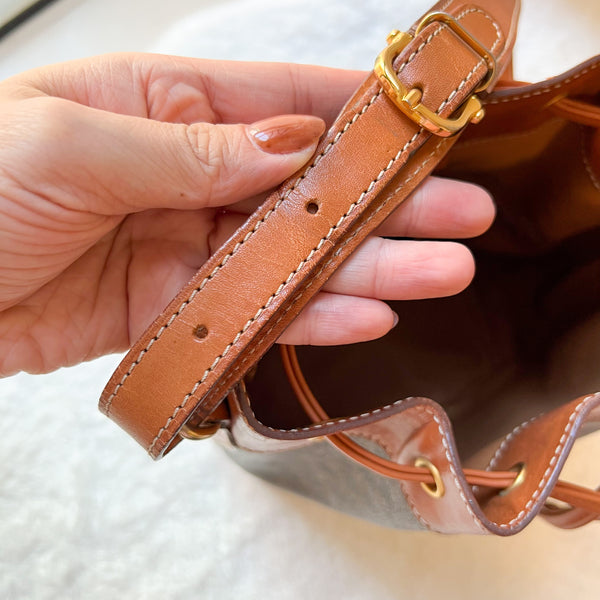 Vintage CELINE Macadam Bucket Bag 002