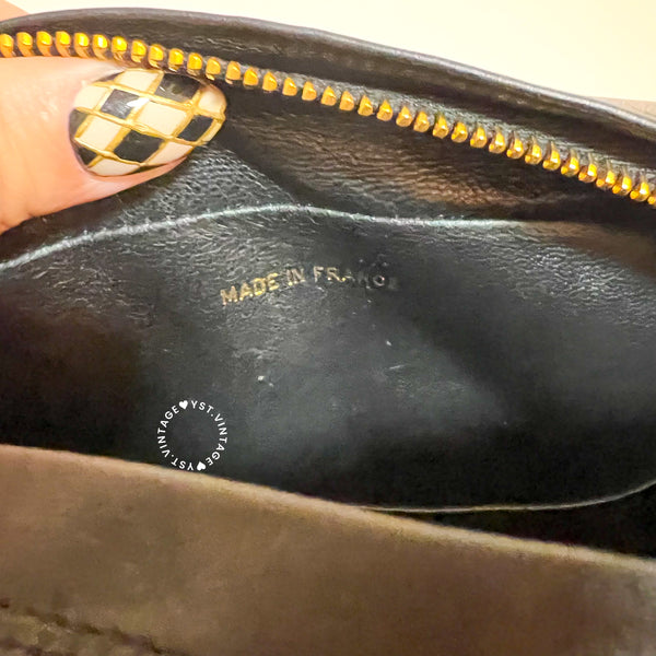 Vintage CHANEL Camera Bag with Bijoux Chain - Black (Code: 048700)