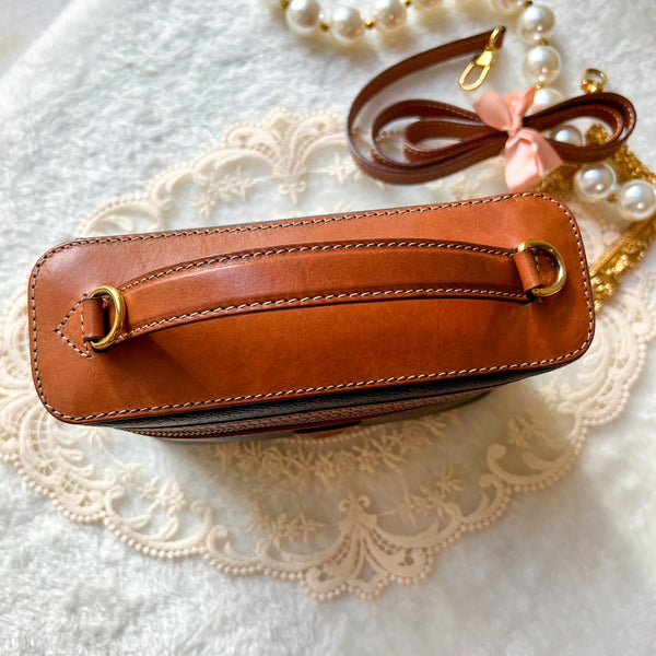 Vintage CELINE Macadam Vanity Bag 011 - Brown