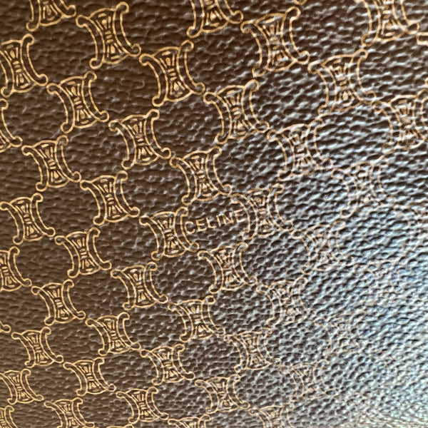 Vintage CELINE Macadam Vanity Bag 011 - Brown