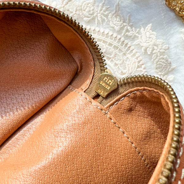 Vintage CELINE Macadam Vanity Bag 011 - Brown