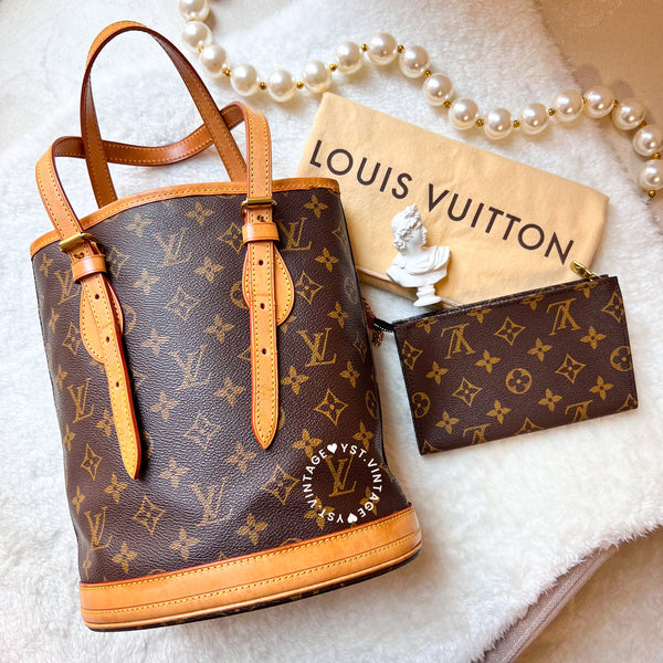Vintage LV Monogram Canvas Bucket Bag