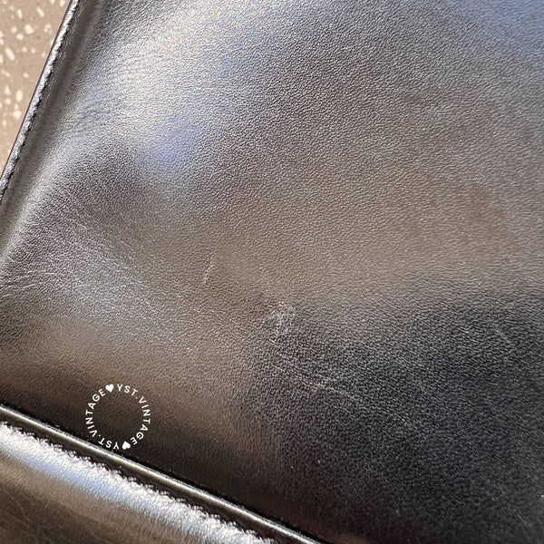 Vintage Givenchy 1980s Logo Shoulder/ Crossbody Bag - Black