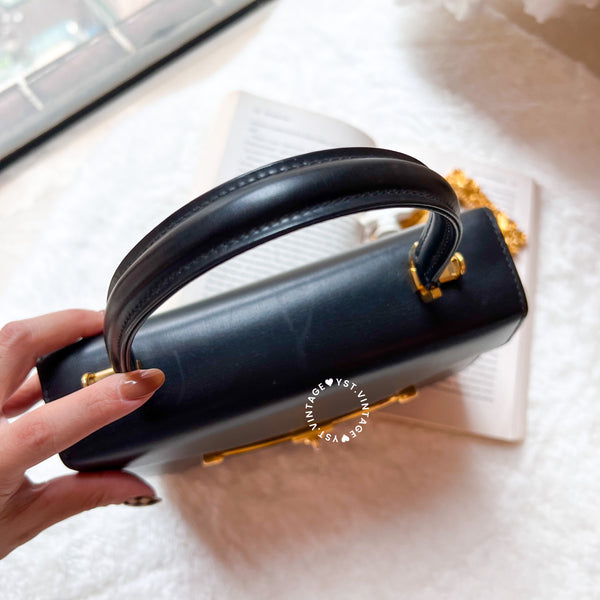 Vintage Bally Kelly Bag - Black