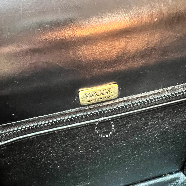 Vintage Bally Kelly Bag - Black