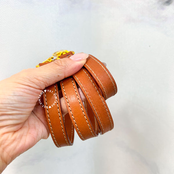 Vintage CELINE Macadam Vanity Bag 033 - Brown