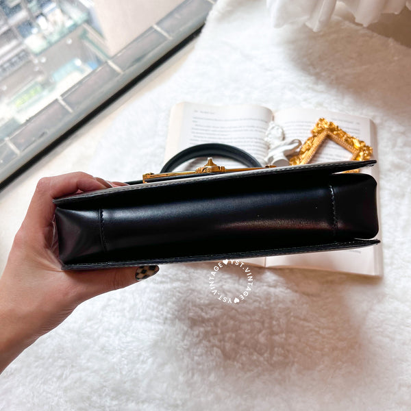 Vintage Bally Kelly Bag - Black