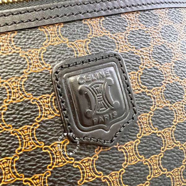 Vintage CELINE Macadam Vanity Bag 019 - Black (Code: 036700)