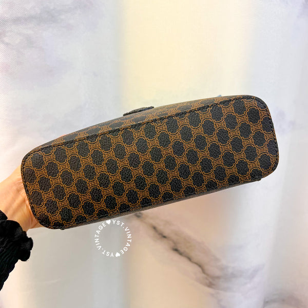 Vintage CELINE Macadam Vanity Bag 019 - Black (Code: 036700)